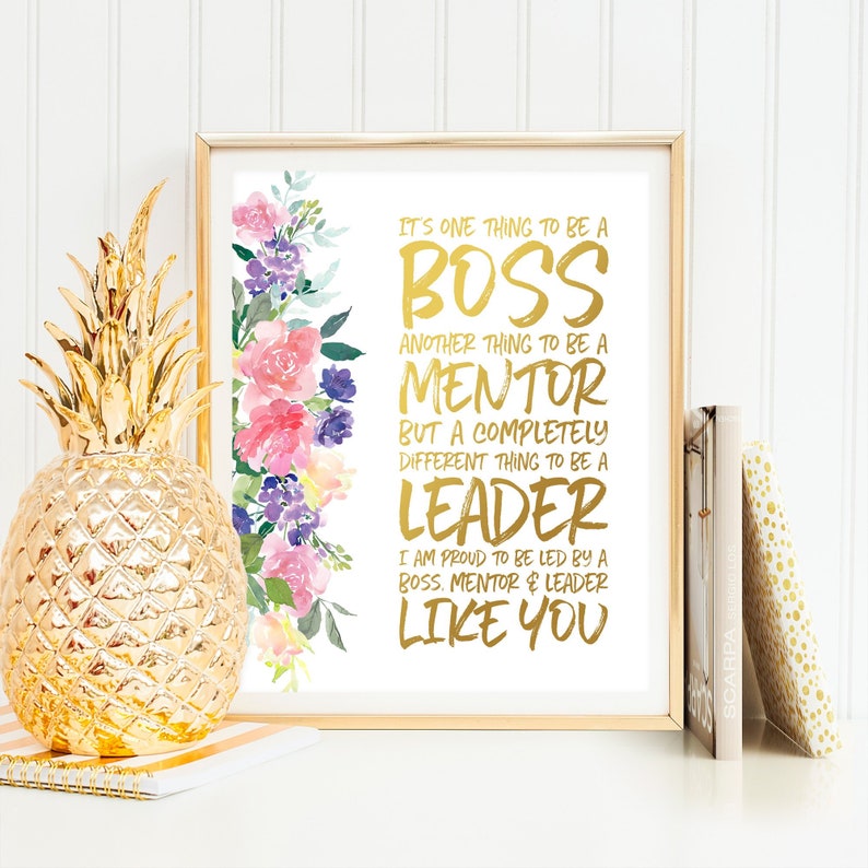 Boss's Day Gift Boss Day PRINTABLE Boss Appreciation Gift Etsy Canada