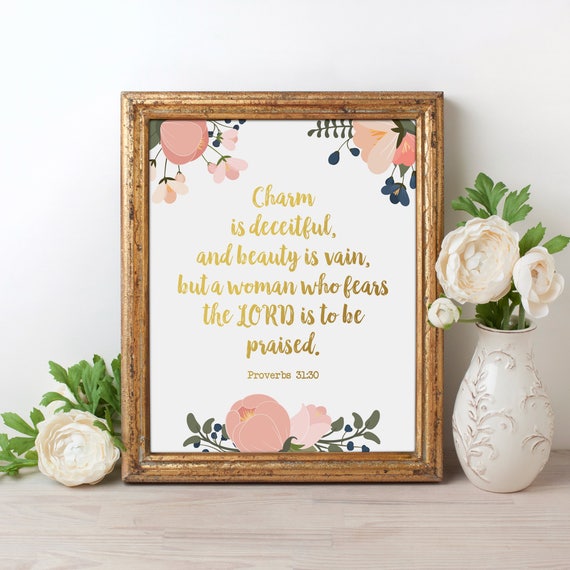 beauty is vain charm is deceitful