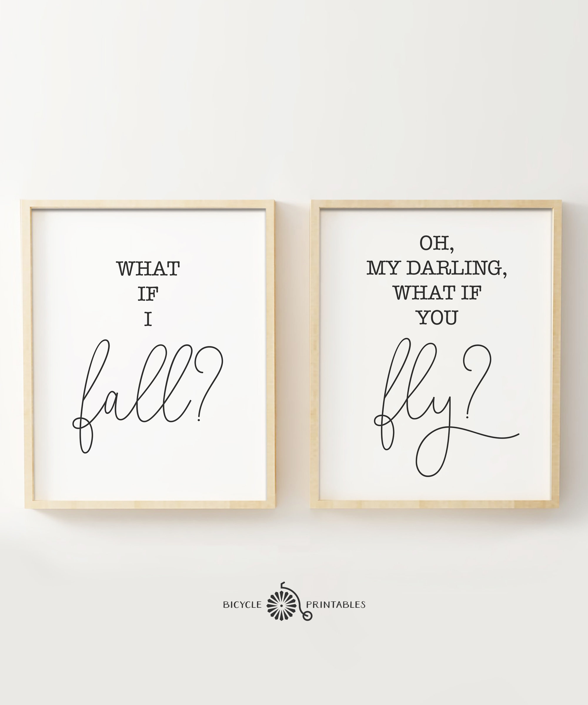 Targa Metallica Decorativa Con Frasi Motivazionali - What If You Fly? - 20x30 Cm - Stile Vintage Per Parete