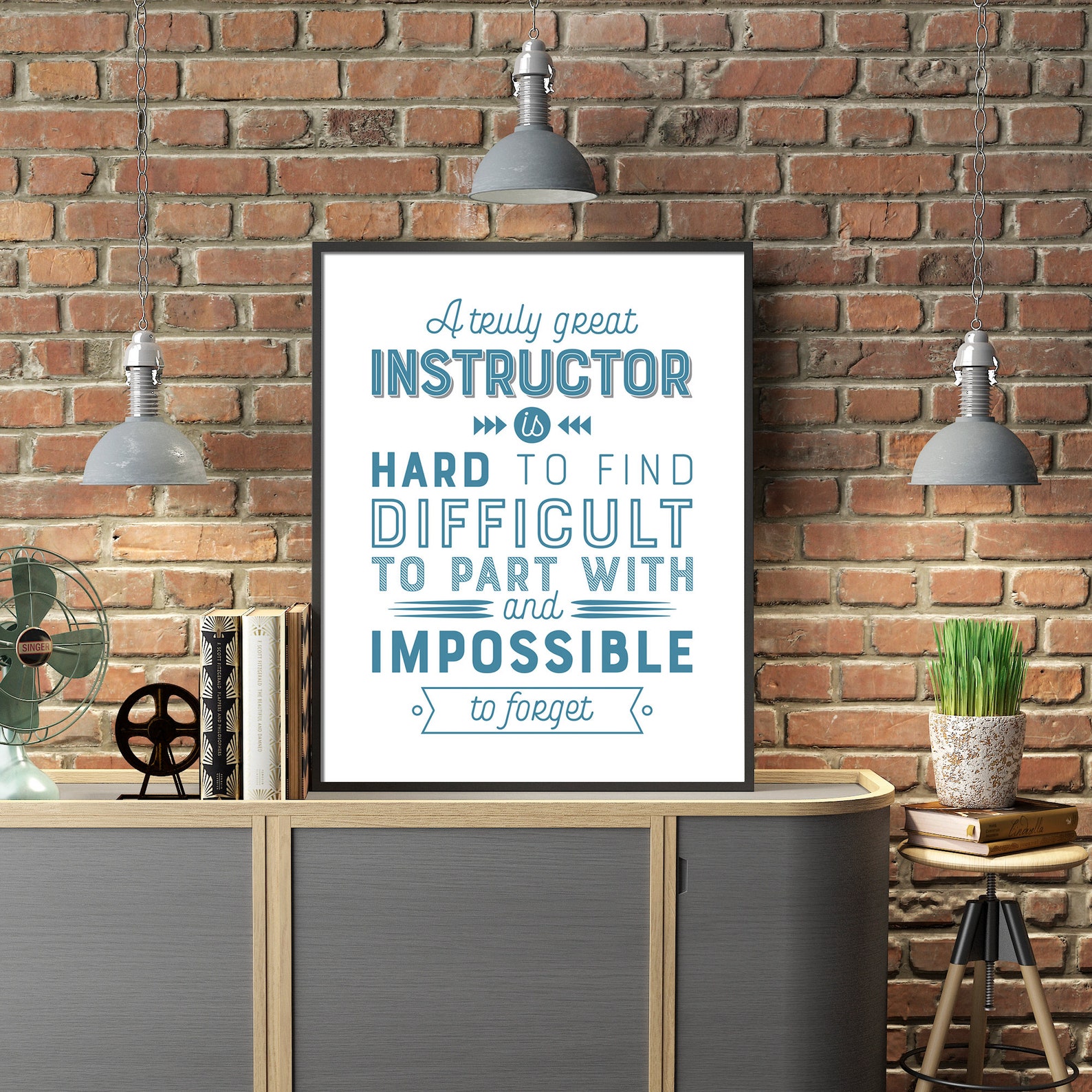 Instructor Gift Instructor Gift Men A Truly Great Instructor Appreciation Gift ...