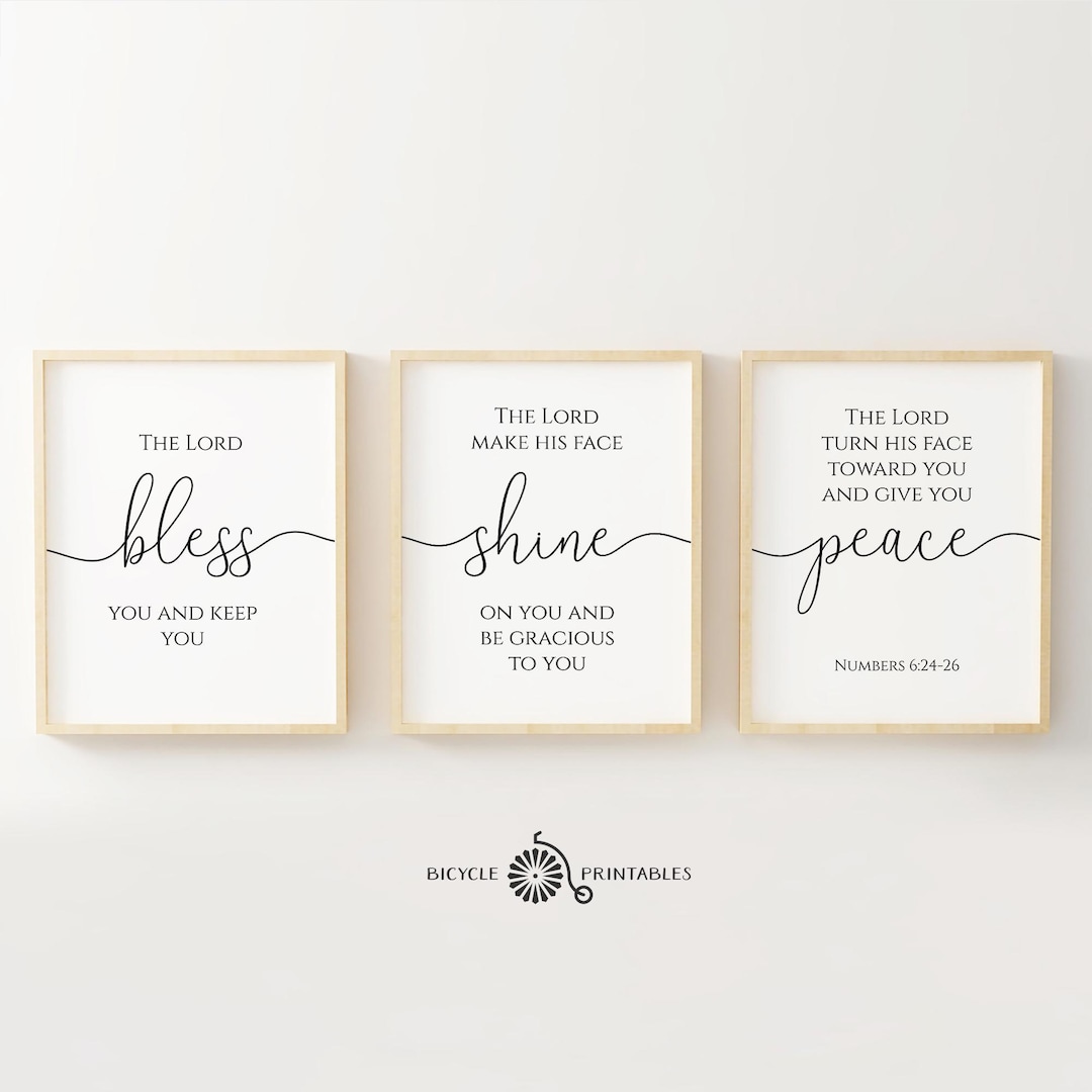 The Lord Bless You and Keep You the Lord Make His Face Shine on You and ...