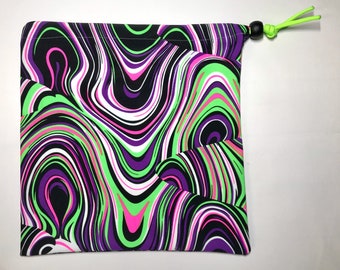 Purple Whirl Gymnastics Grip Bag