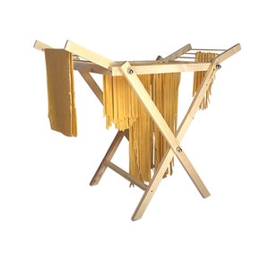 Pasta dryer, pasta drying rack, pasta drying stand, fresh pasta, pasta machine, pasta rack, wooden pasta rack, clotheshorse, pasta holder