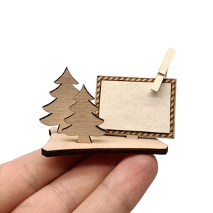 Suporte de preço de madeira 6 peças, conjunto de porta-etiquetas de preço para vitrines ou mercados, etiqueta de preço, etiqueta de preço, etiqueta de preço