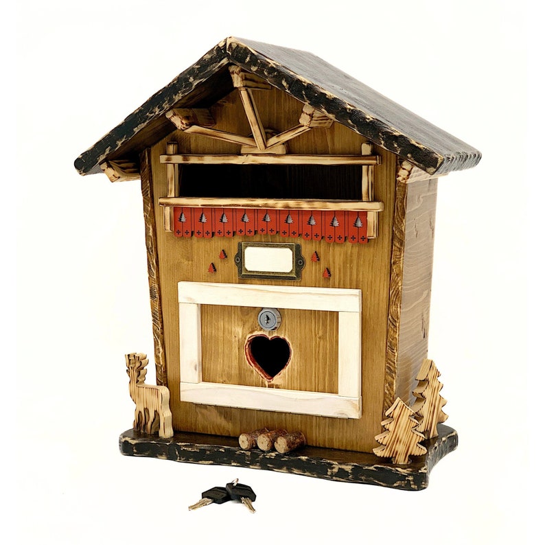 Postbox, Wooden Letter Box, Wooden Mailbox, Countryside, Wooden Cottage ...