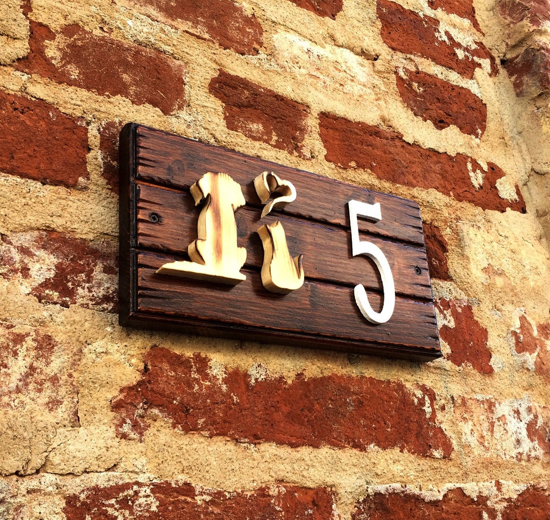 Custom Address Sign, Wood Number Sign, Address Number, Wood Signs for ...