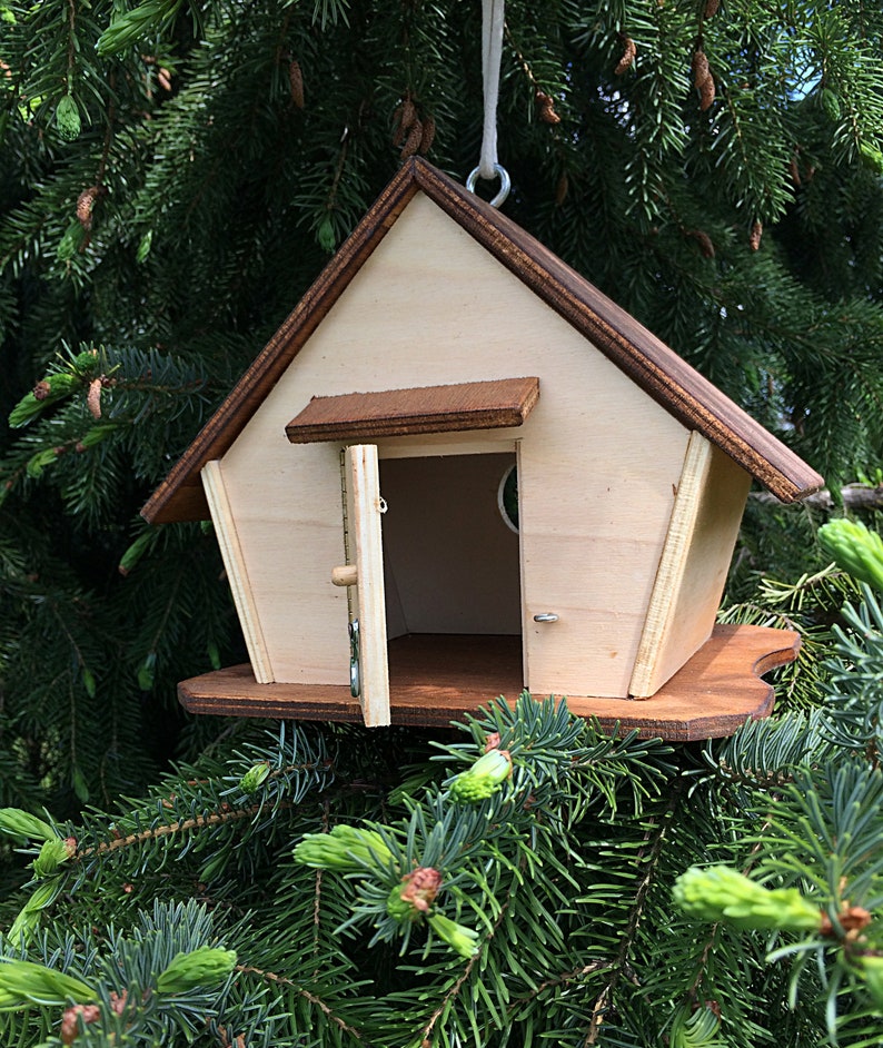 Wooden Bird Houses Birdbox Nesting Box Feeder Robin A25