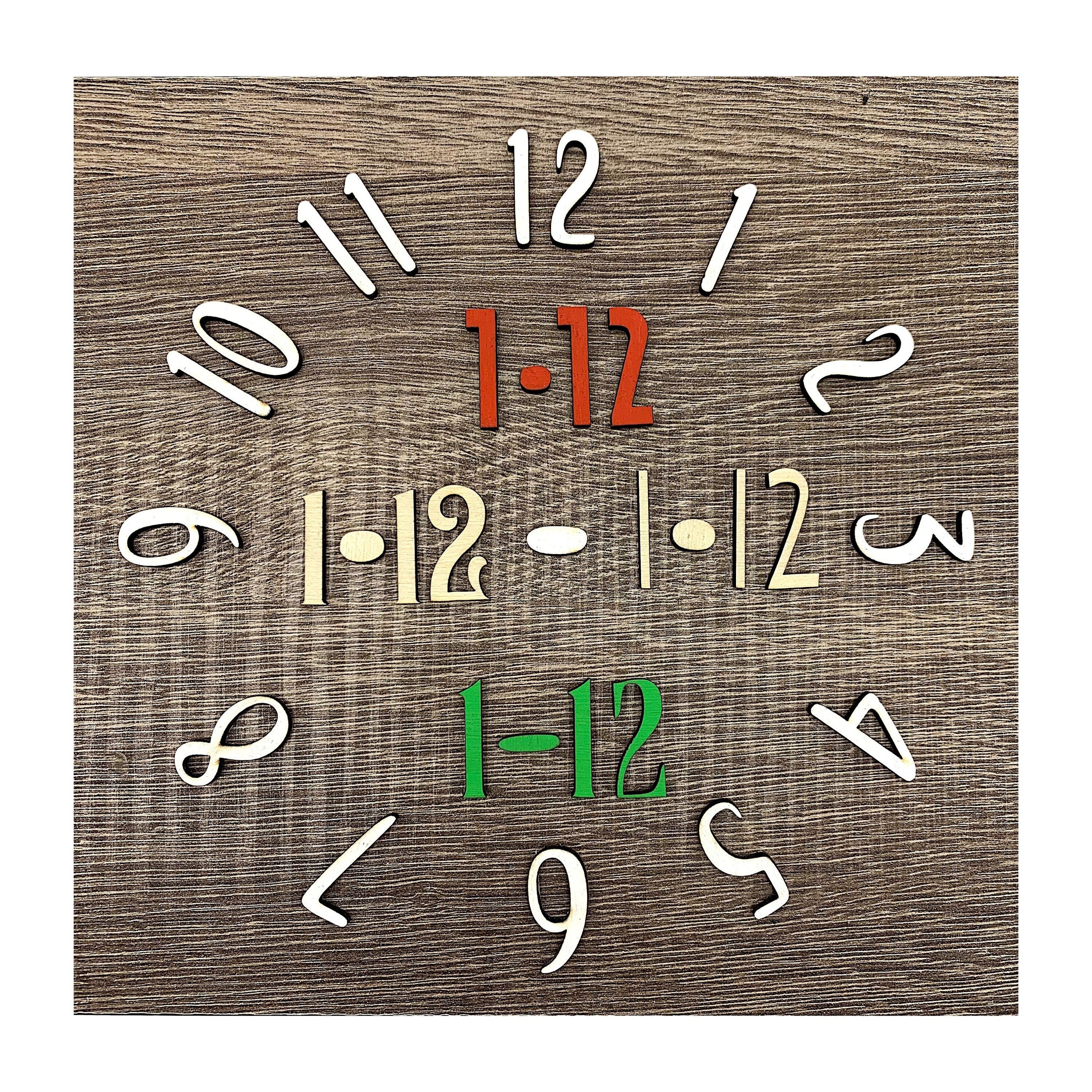 1.5 Punch Cut Wood Numbers Set by Make Market®