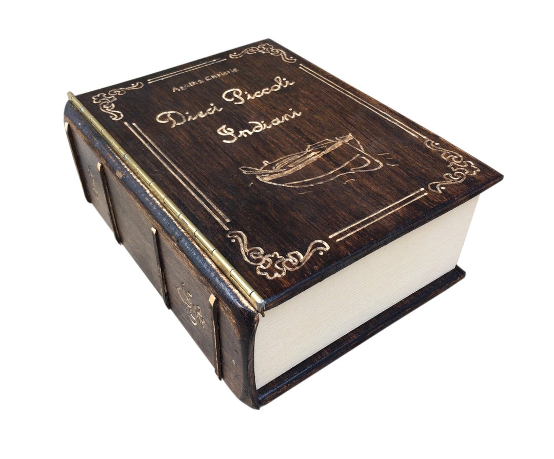 Wooden Key Holder, Secret Book Box, Hollow Book, Wall Key Holder