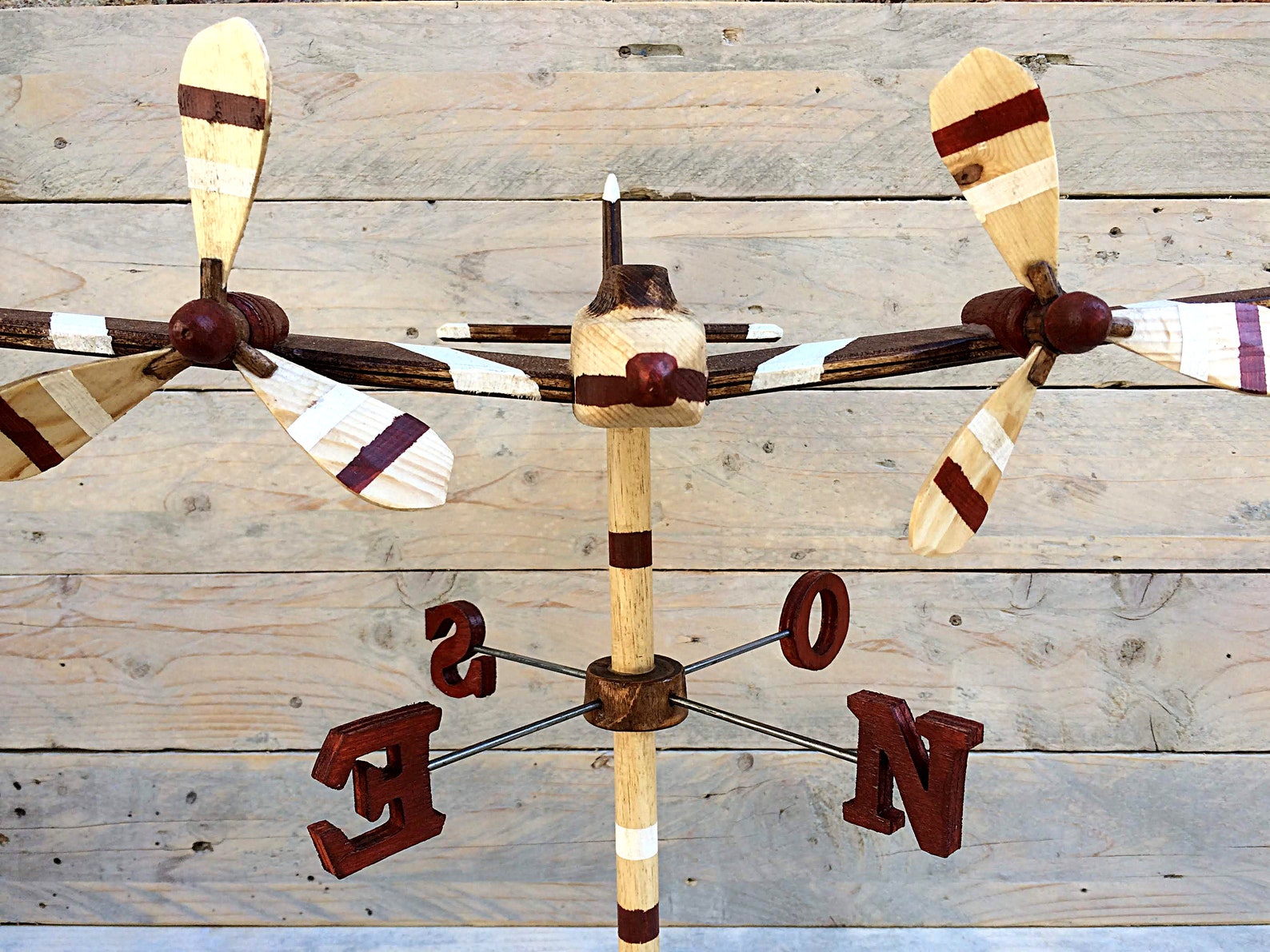 Wind Vane Weather Vane Aircraft Gift Idea Diecast Wooden Etsy
