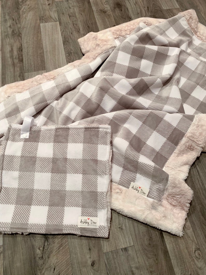 Baby Blanket /& Lovey Set Baby Gift Set Made to Order Minky Blanket HUNTER THEMED