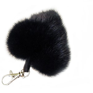 Mink Heart,Heart Pendant,Mink Pendant,Mink Heart Pendant,Pendant,Charm,Bag Pendant,Keychain,Bobble,Fur Pendant,Fur Pendant,Pompom