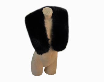 Fox collar, fur collar, fur collar, fur scarf, fur scarf, fur edge, collar, scarf, fur edge, winter scarf, stole,furboa,fur boa,cape,poncho