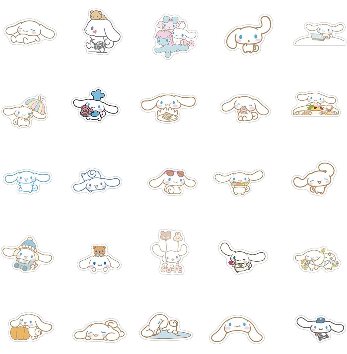 My melody kuromi and cinnamonroll stickers Etsy