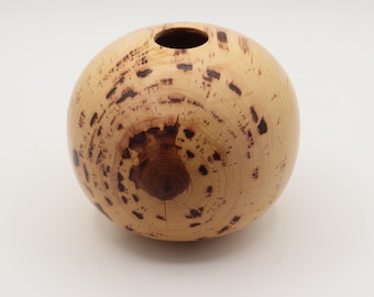 Hickory Hollow Form: Salvaged Wood Vase, Handmade