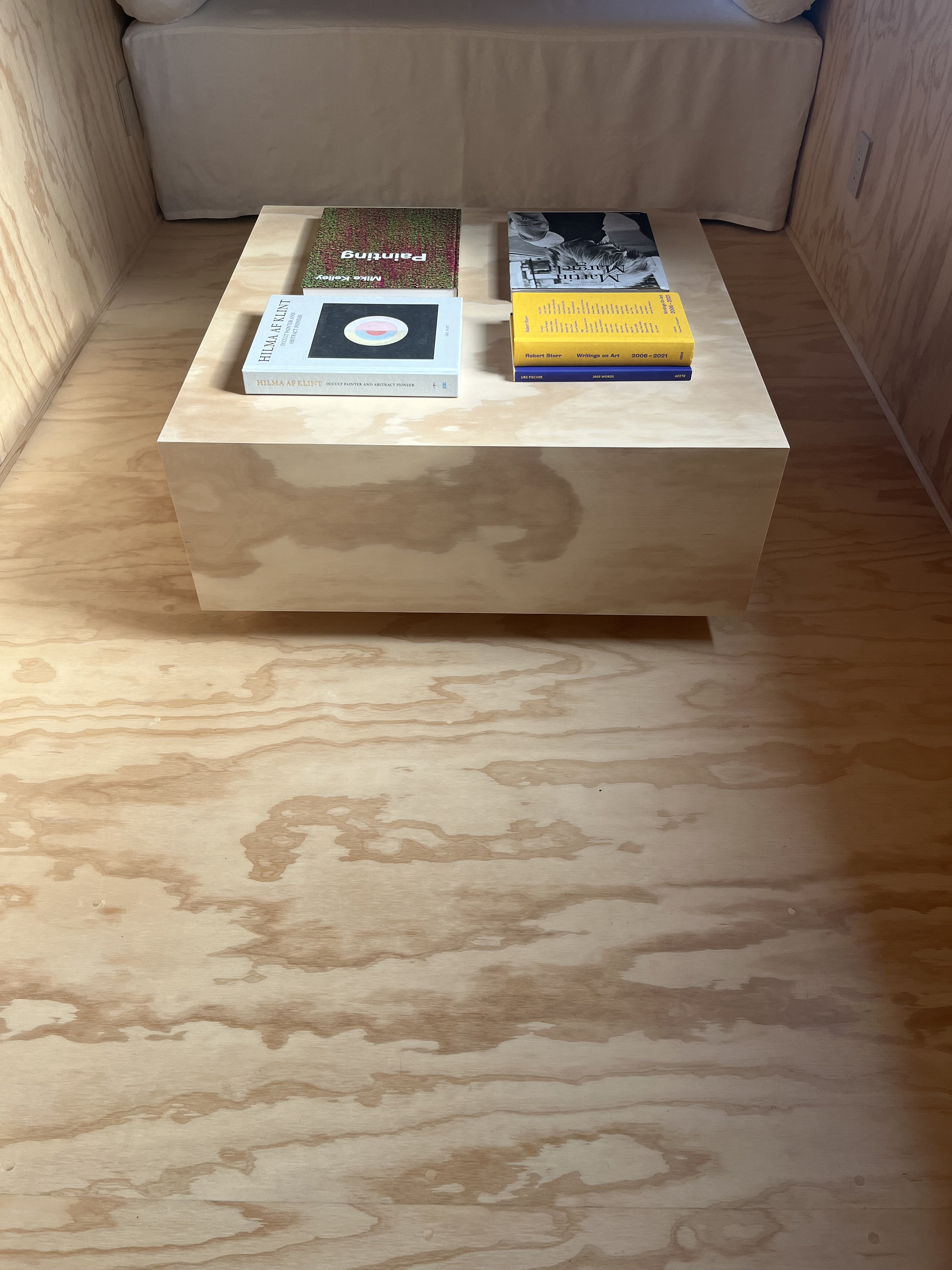Illustration of Floating Minimalist Coffee Table