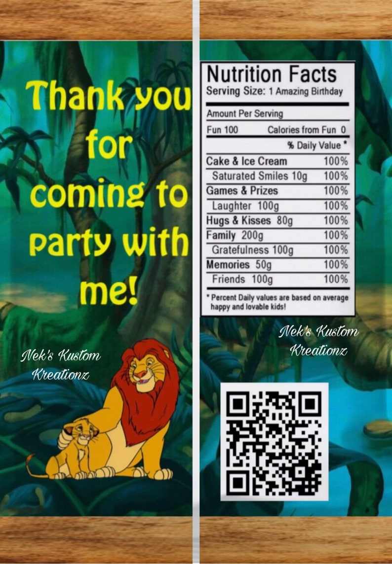 Party Favor Chip BagsThemed Chip BagsParty Favors DIY Chip Bags