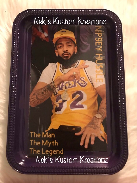 nipsey hussle in lakers jersey