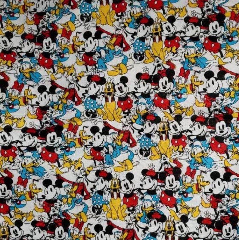 mickey mouse fabric toy box