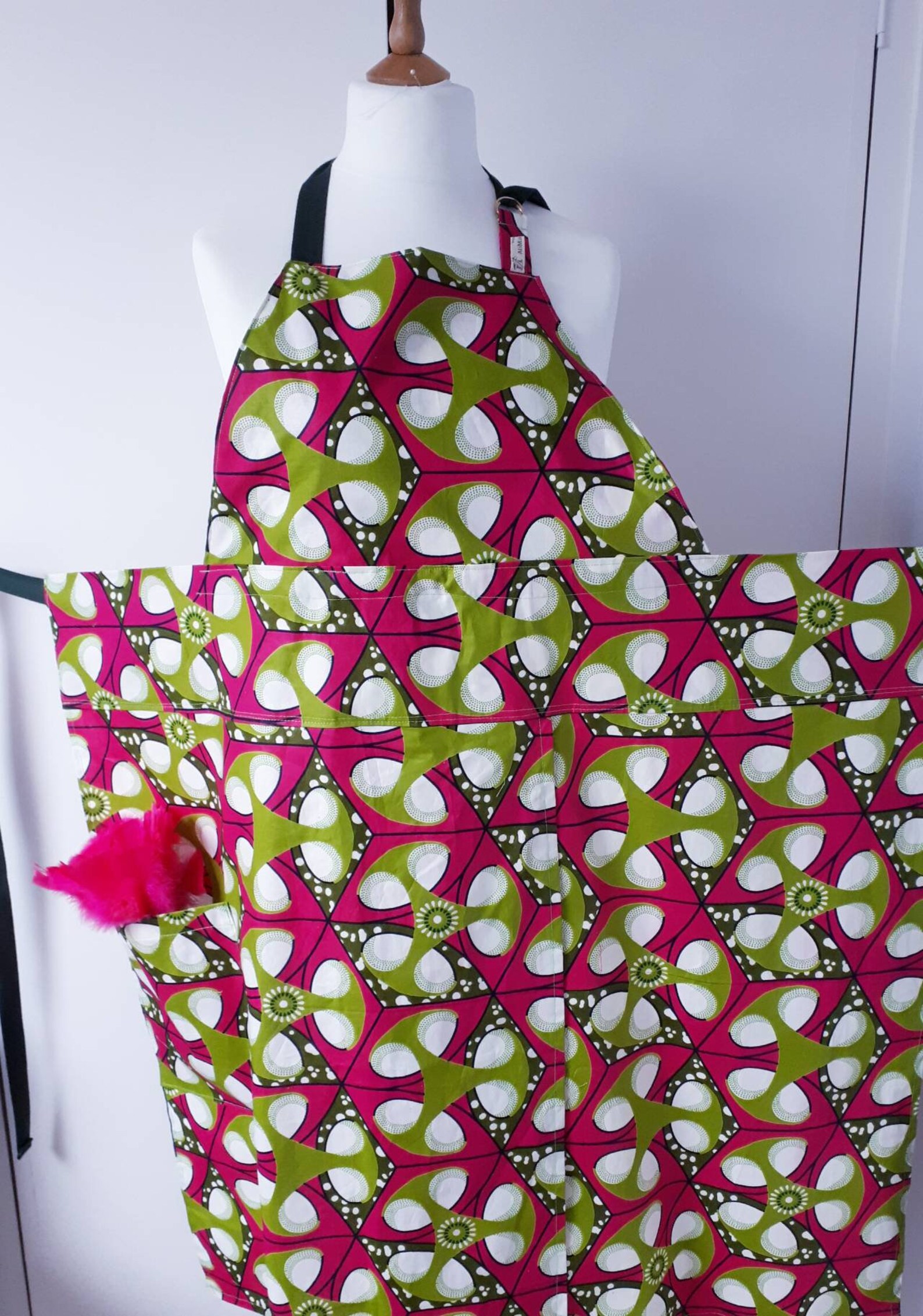 Pottery apron. Artisan apron. Split front apron for wheel Etsy