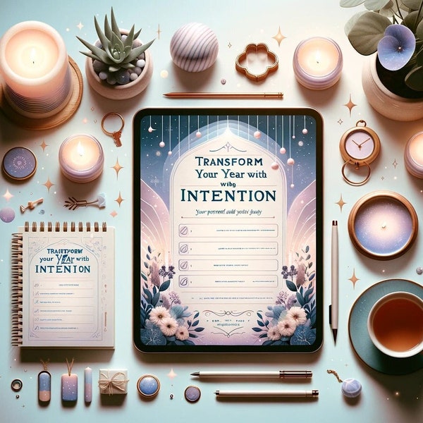 DIGITAL DOWNLOAD - New Year Intention Setting & Sage Smudging Ritual Guide