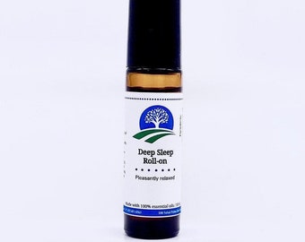 Deep Sleep Essential Oil Blend Roll On | 10ml | Ready to Use | Travel Friendly | Calming & Relaxing Sleep Rest