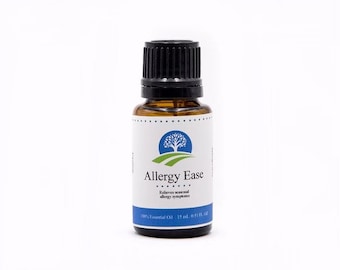 Allergy Ease Essential Oil Blend | 15ml | Lavender, Lemon & Peppermint | Natural Seasonal Relief | Spa-Like Scent | Pure Essential Oils