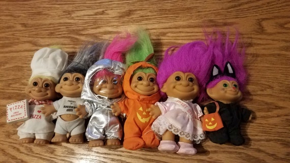 russ berrie troll dolls