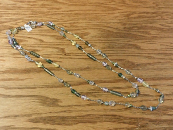 Lia Sophia Retired Beacon Necklace 42 45 Long is Matte Plated Cut Crystal  Comes With Original Box, Beautiful Vintage Gift - Etsy