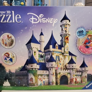 Disney Ravensburger NIB 216 pieces 3D Puzzle Disney Castle Easyclick Technology Premium Puzzle 17.3 X 10.6 X 19.3 inches FREE SHIPPING