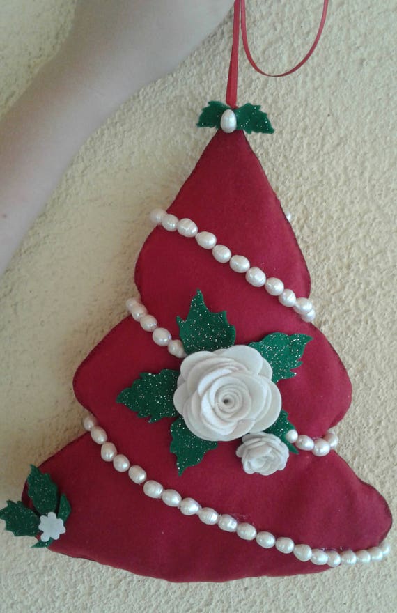 Decorazioni Natalizie Fuori Porta.Fuoriporta Natalizio A Forma Di Albero Decorazioni Di Natale Etsy