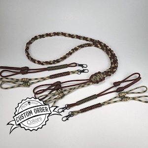 Custom Order 4 Strand Braid Call Lanyard