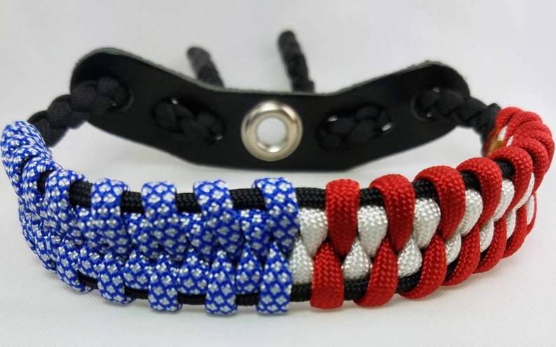 Pre-Made Red, White and Blue Fishtail Belly Bow Sling image 2