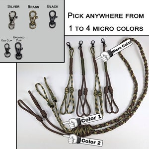 Custom Order 4 Strand Braid Call Lanyard - Etsy