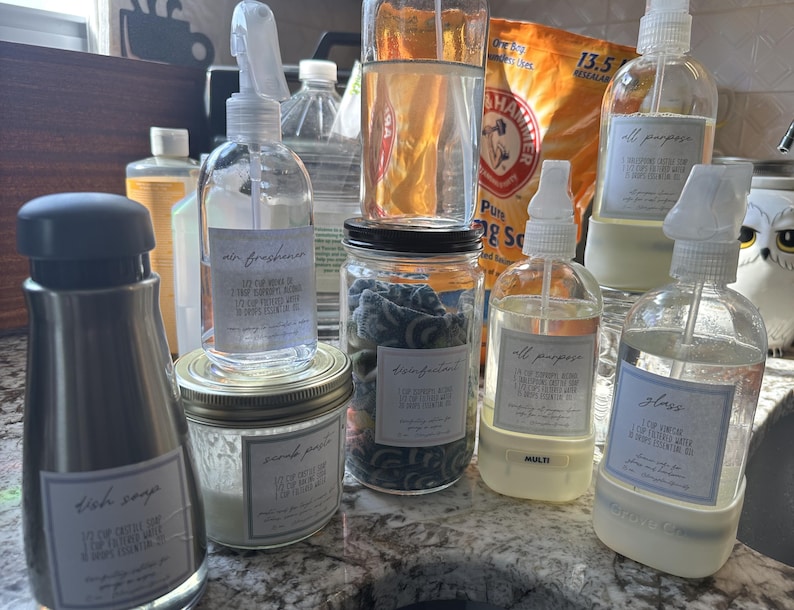 Cleaning Labels – Print at Home PDF (digital Product Only) - Etsy
