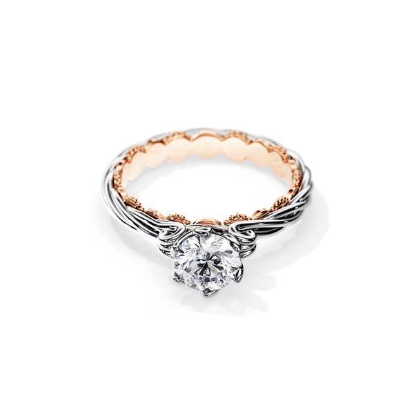 Nature Engagement Ring Etsy