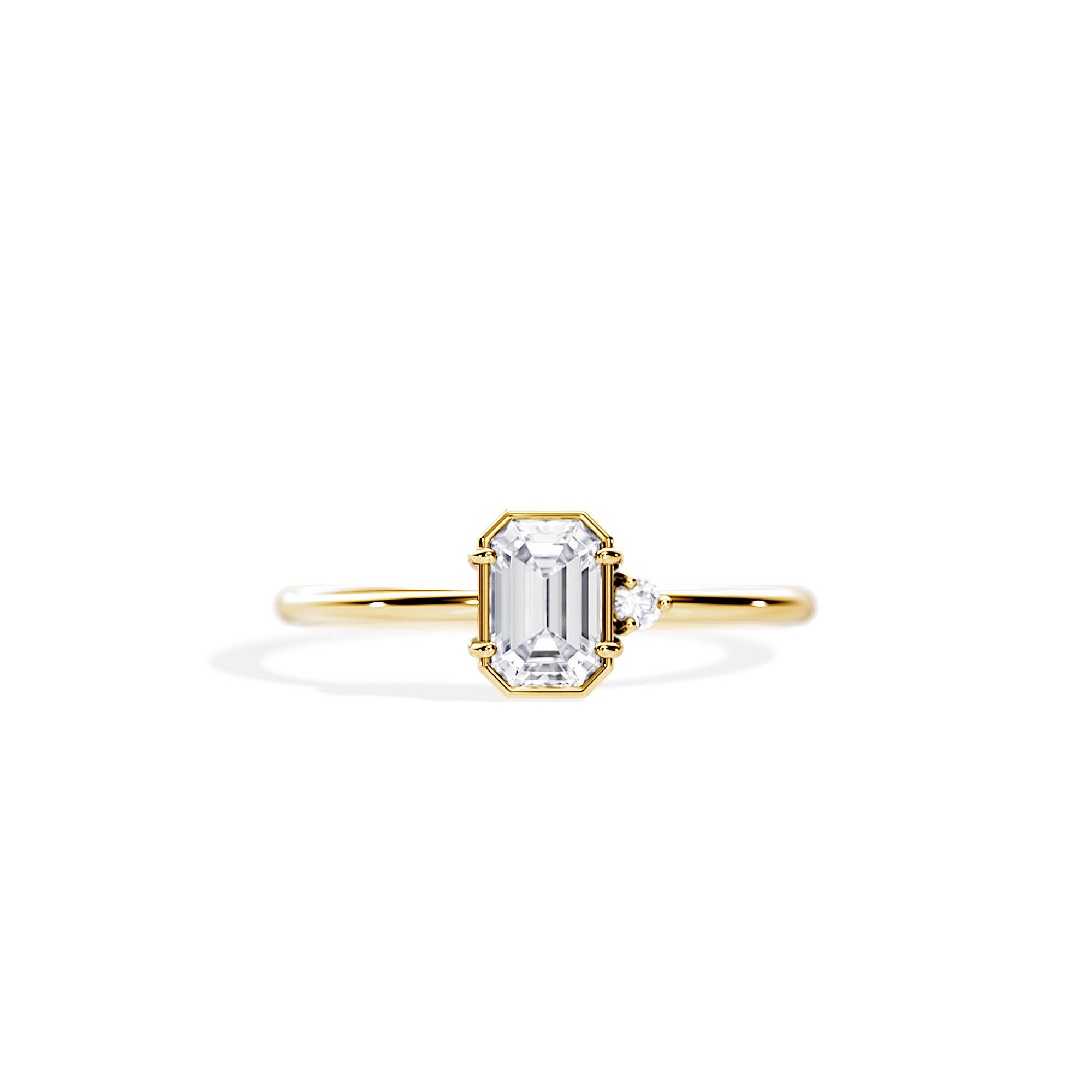 Emerald cut deals diamond 0.5 carat