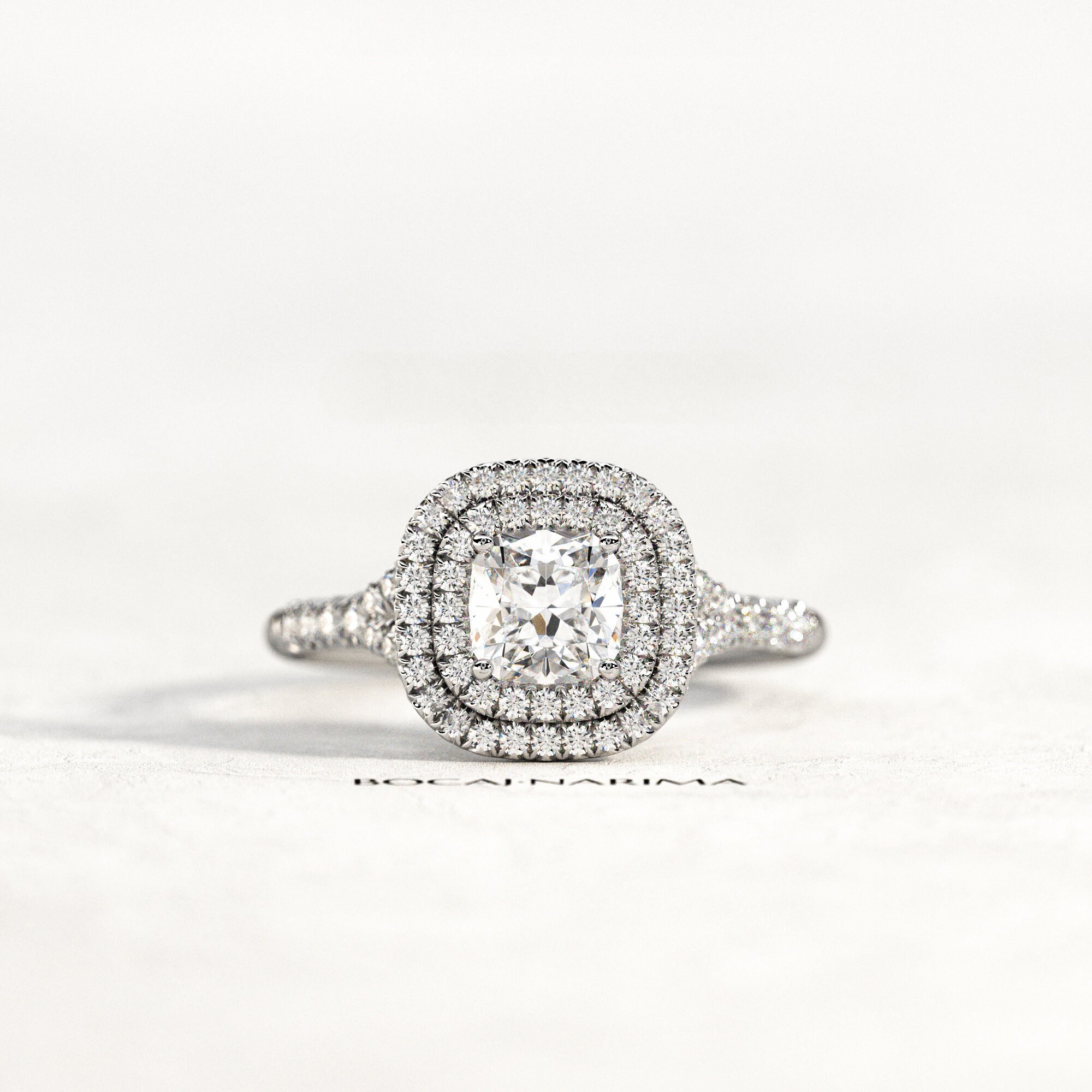 1 Carat 1 2 Carat 2 Carat Cushion Cut Forever One Moissanite