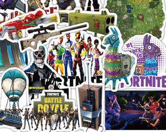 100 pcs fortnite inspired sticker bomb laptop stickers suitcase stickers vinyl sticker packs dope sticker forenite battle royale - photoshop fortnite pack
