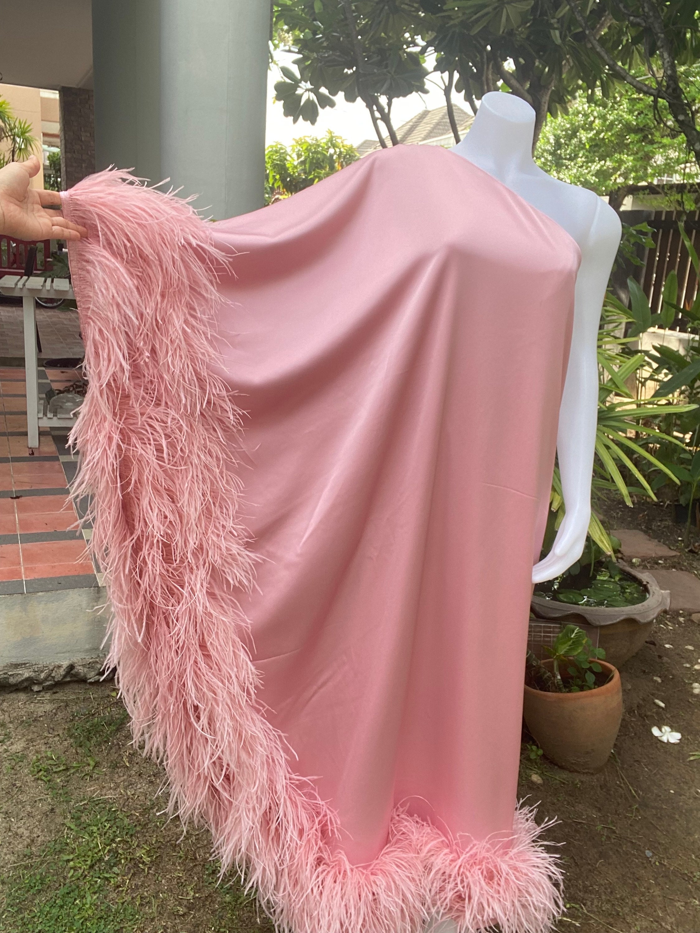 one shoulder feather maxi dress ELIZA ONE SHOULDER FEATHER MAXI AKIRA