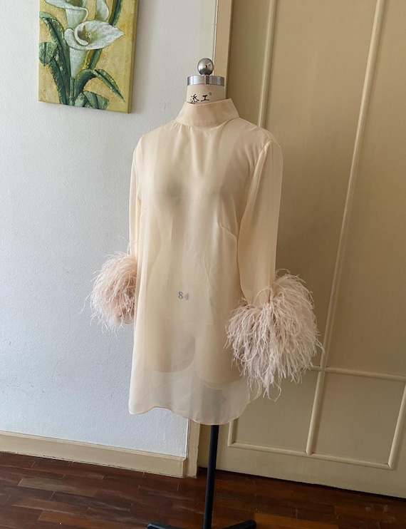 long sleeve cream lace dress Ivory Ruffle – Vintage Princesscore Aesthetic Outfit Lacemade / L 2/3 Model wears a Waffle Robe Ladies Lightweight SIZE:L *FINAL SALE* gold lace wedding dress
