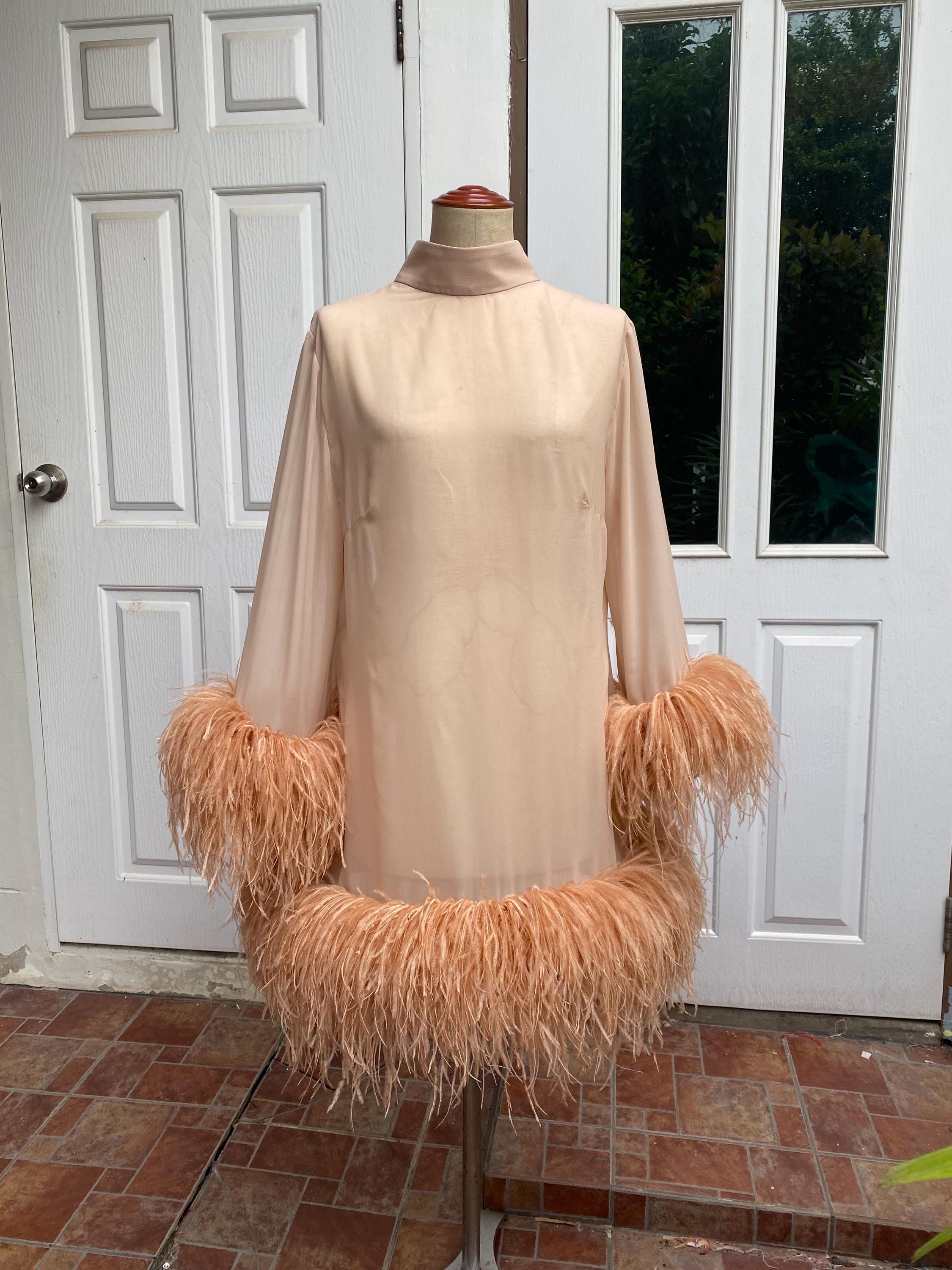 knee length dresses for ladies Gigi Feather Mini Dress – Mode & Affaire main image 0