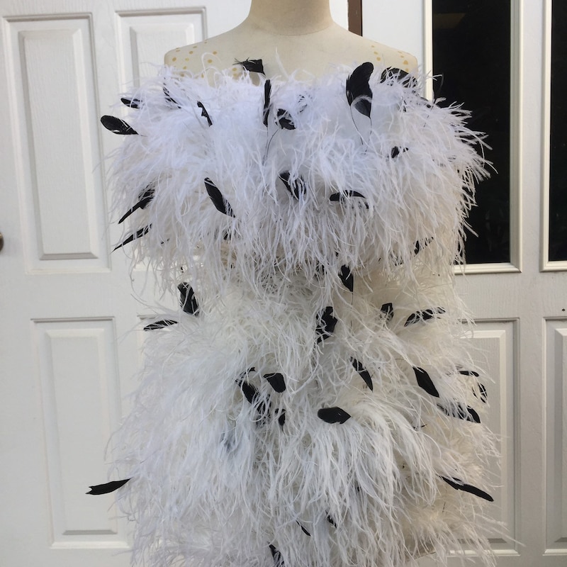 White Feather Dress