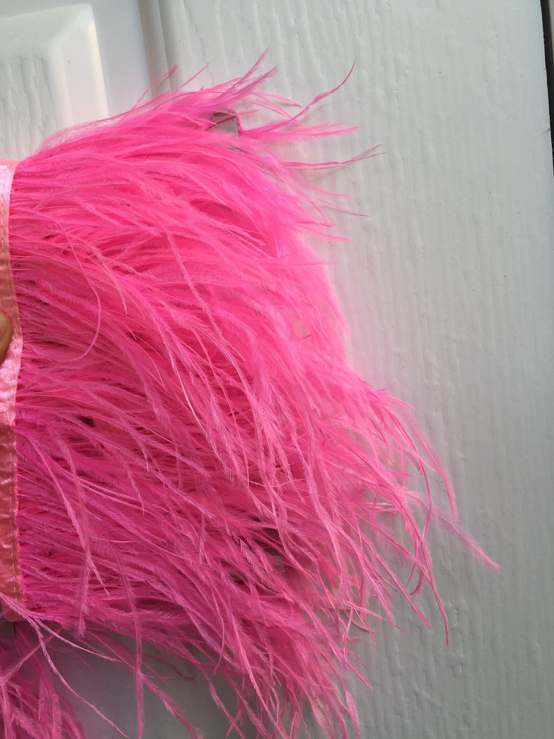 SGinstar Aston Shocking Pink Ostrich Feather Dress Feather image 7