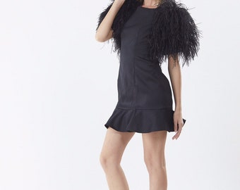 sheer top dress black Mille Carla Crochet Dress main image 1