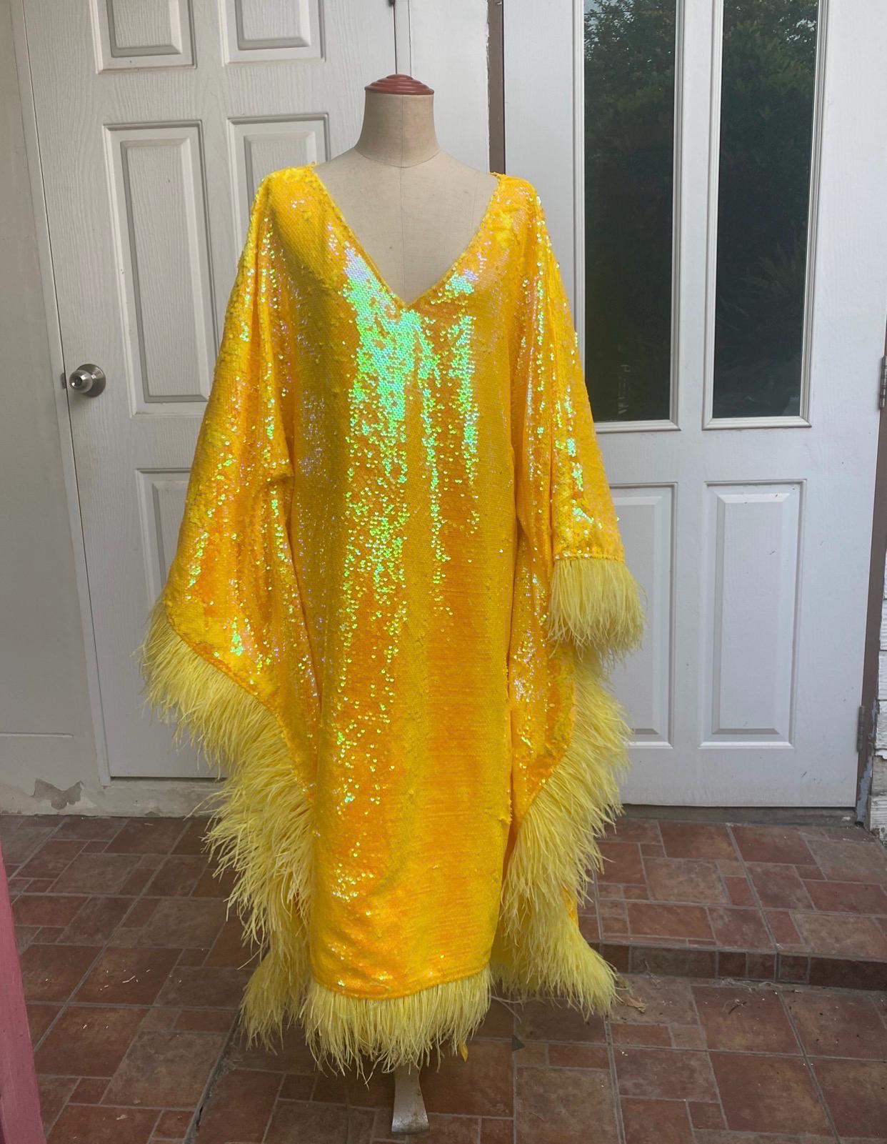 sequin kaftan dress uk Woman Voilla Marie Lou Sequin V-Neckline Kaftan 2002535