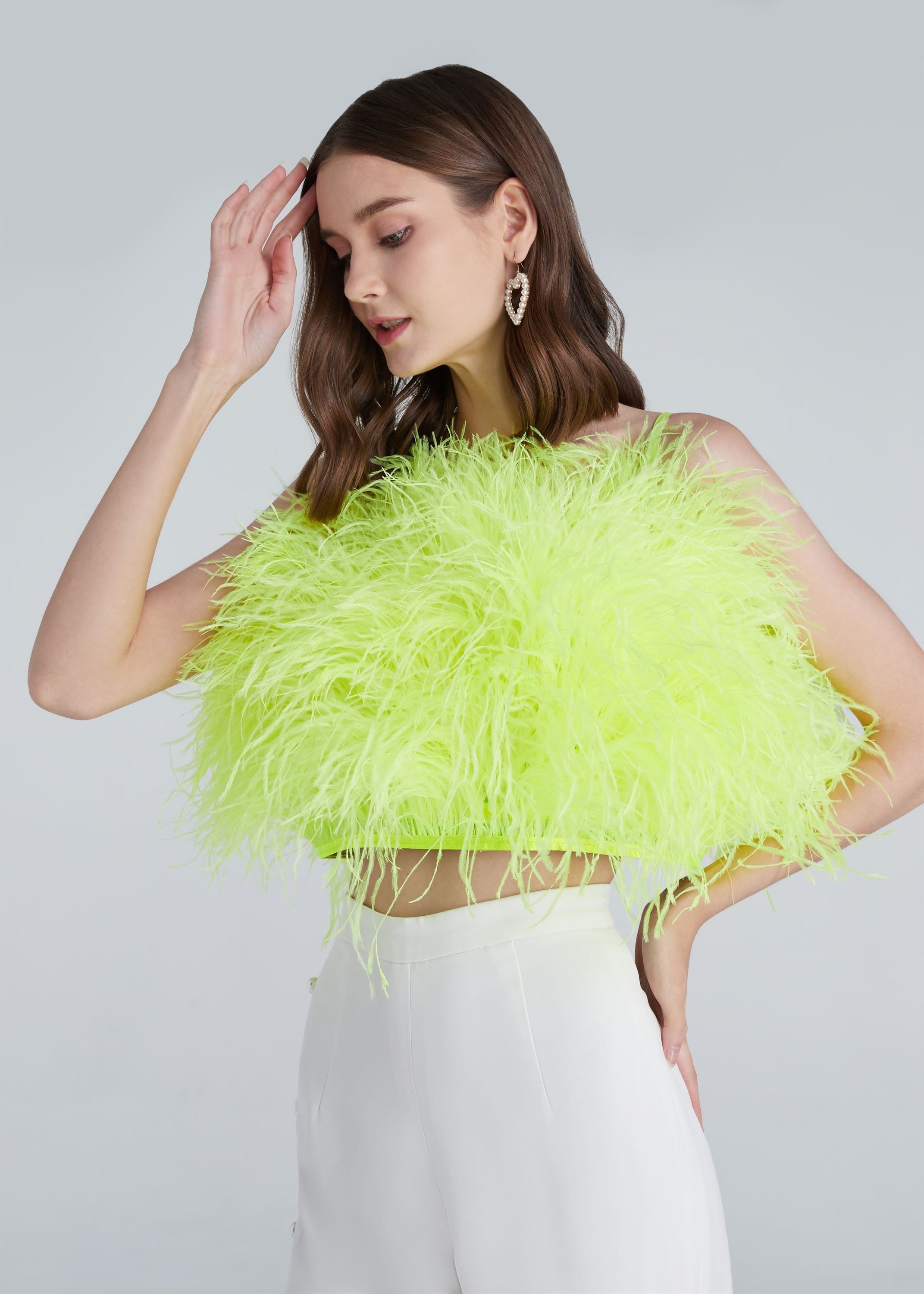 Lime Green Tube Top Etsy