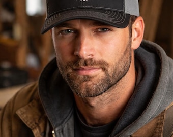 Raise a Hand Respect the Trades Trucker Hat, Blue Collar Hat, Snapback Cap, Tradesman Gift, Construction Hat, Mechanic Hat, Gift for Him