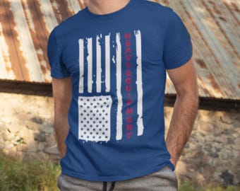 Heavy Equipment American Flag Shirt, Patriotic Operator Tee, Blue Collar USA Shirt, Excavator Operator Gift, Construction Tradesman T Shirt