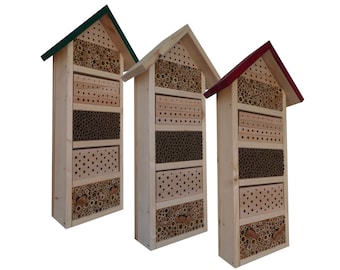 Insektenhotel Ruhpolding, Wildbienenhotel mit Nistbrettchen, Nistziegel und Bruthülsen (ca. 500 Nistplätze)
